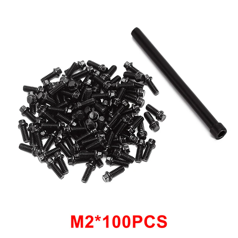 INJORA M2 M2.5 M3 Black Steel Screws for INJORA 1.9" 2.2" Beadlock Wheel Rims - Image 17