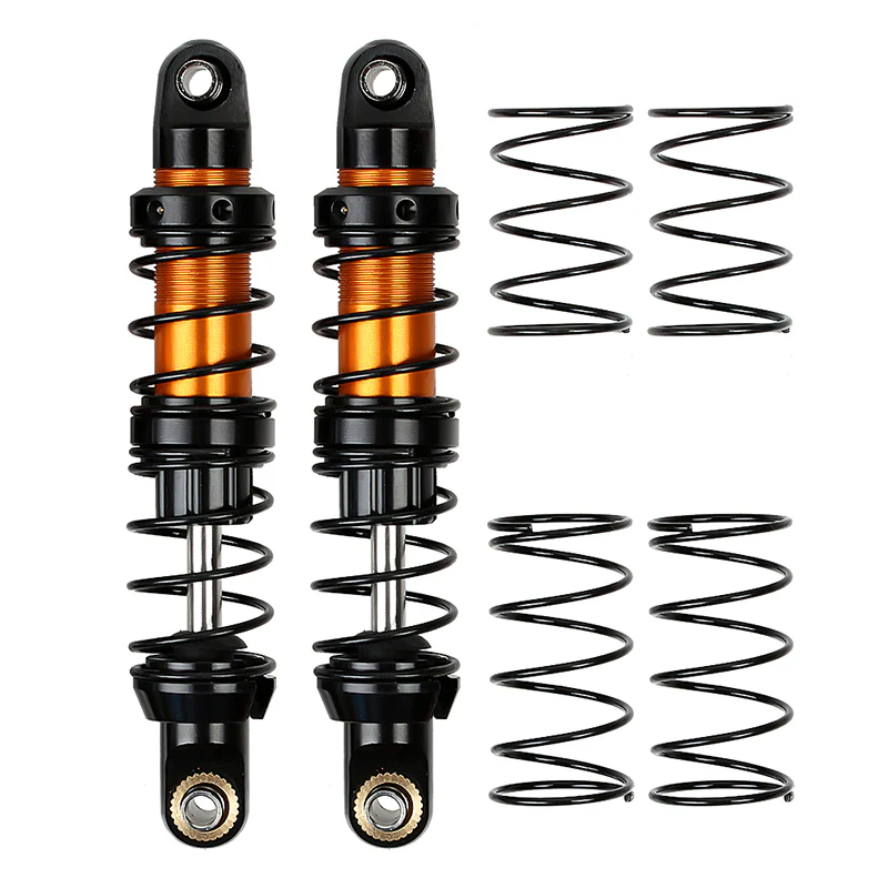 INJORA Aluminum 70-120mm Dual Stage Spring Shock Absorber Damper for 1/10 RC Crawler - Image 3