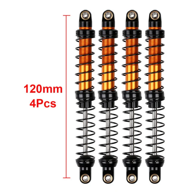 INJORA Aluminum 70-120mm Dual Stage Spring Shock Absorber Damper for 1/10 RC Crawler - Image 30