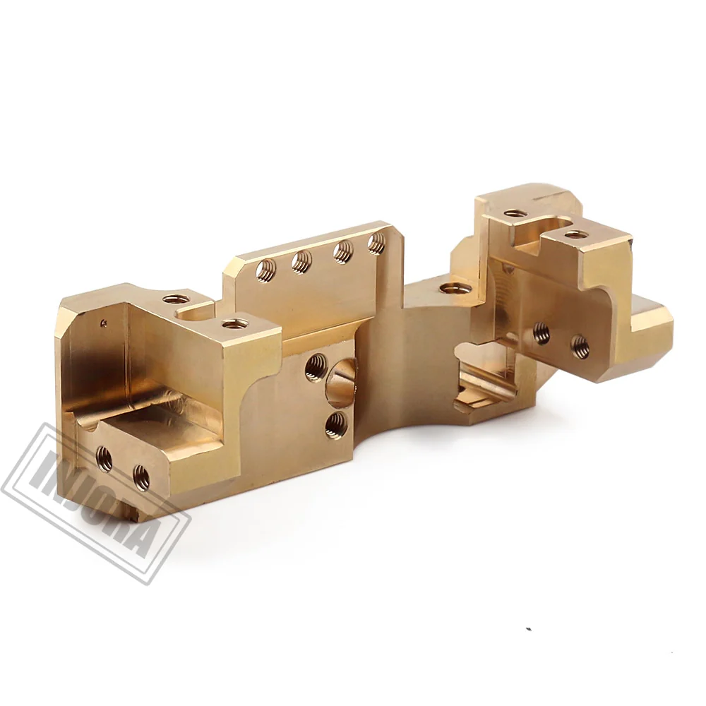 INJORA Brass Front Bumper Mount Servo Stand for TRX-4 TRX-6 - Image 3