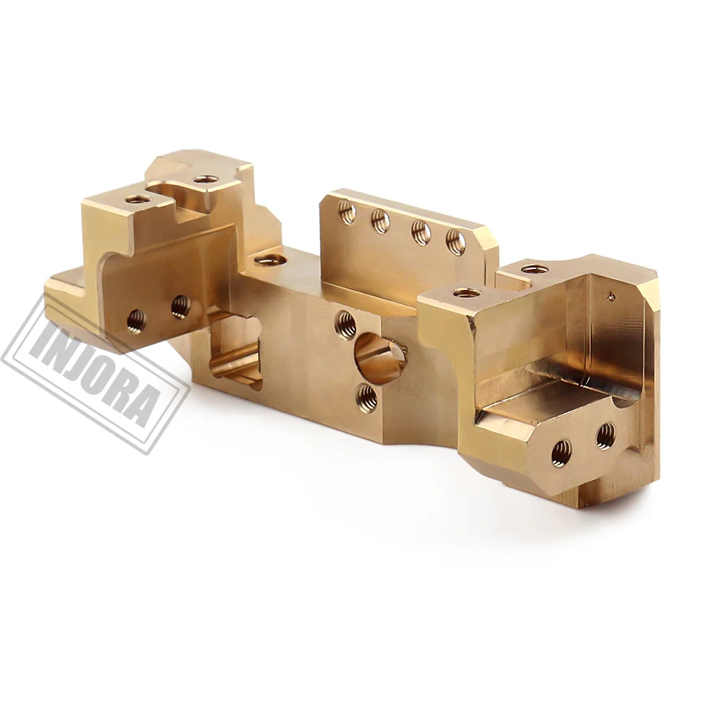 INJORA Brass Front Bumper Mount Servo Stand for TRX-4 TRX-6 - Image 4