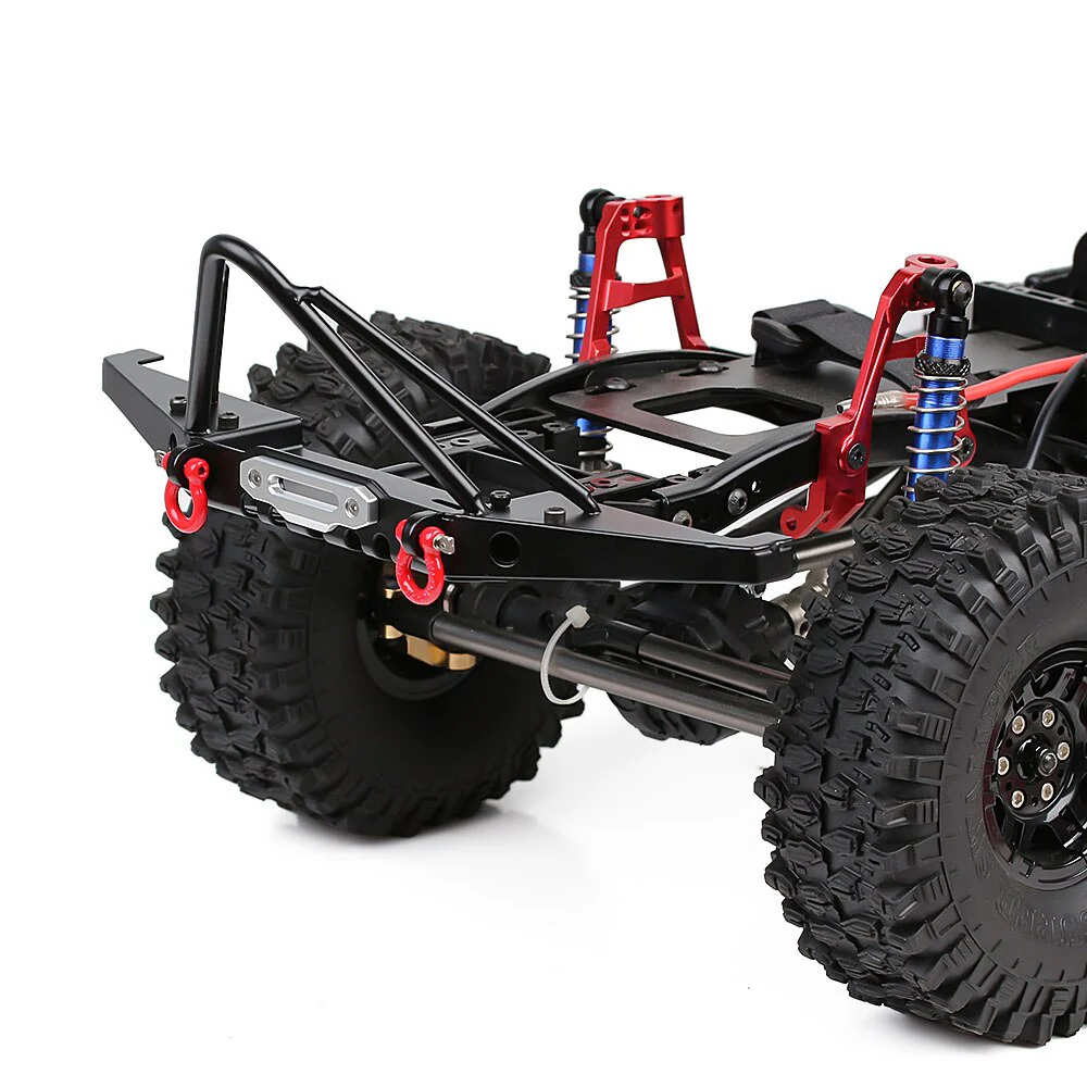 INJORA Metal Front Bumper for 1/10 Axial SCX10 II Jeep Cherokee - Image 3