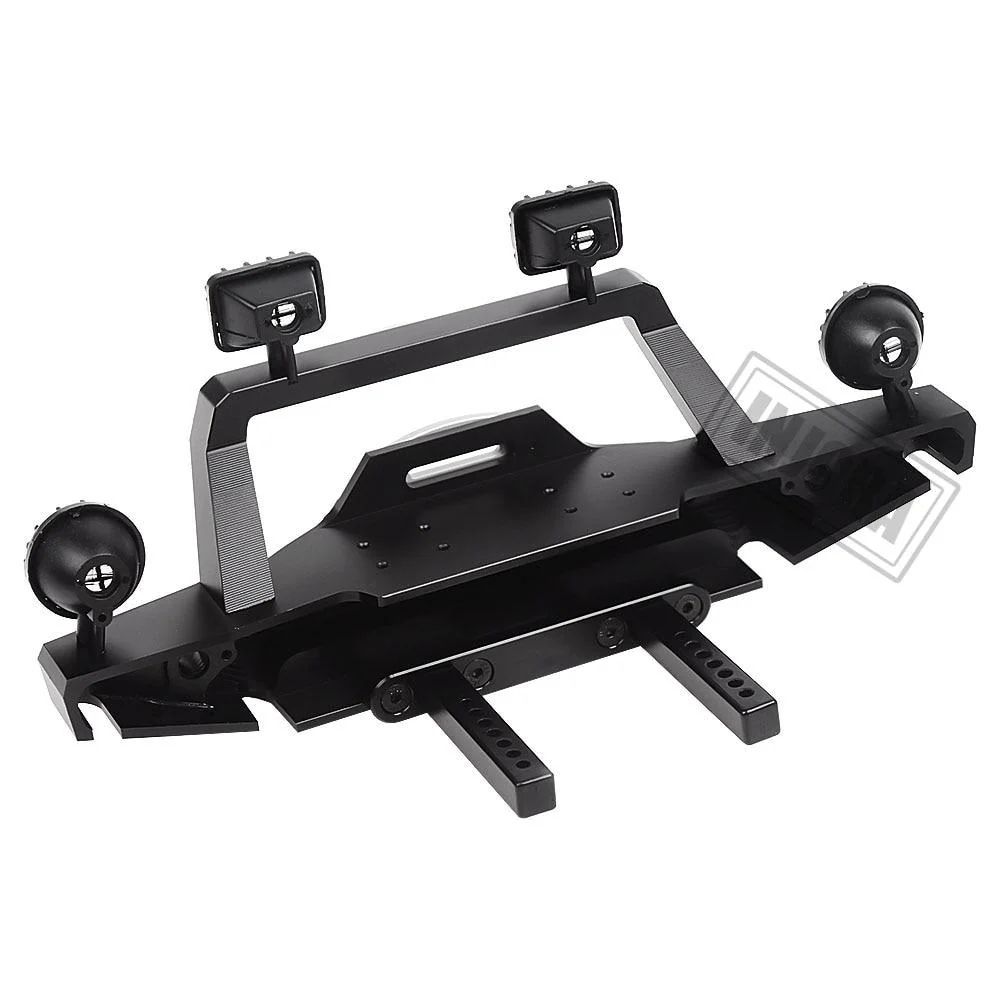 INJORA Metal Front Bumper with LED Light for Traxxas TRX-4 Sport 82024-4 - Image 7
