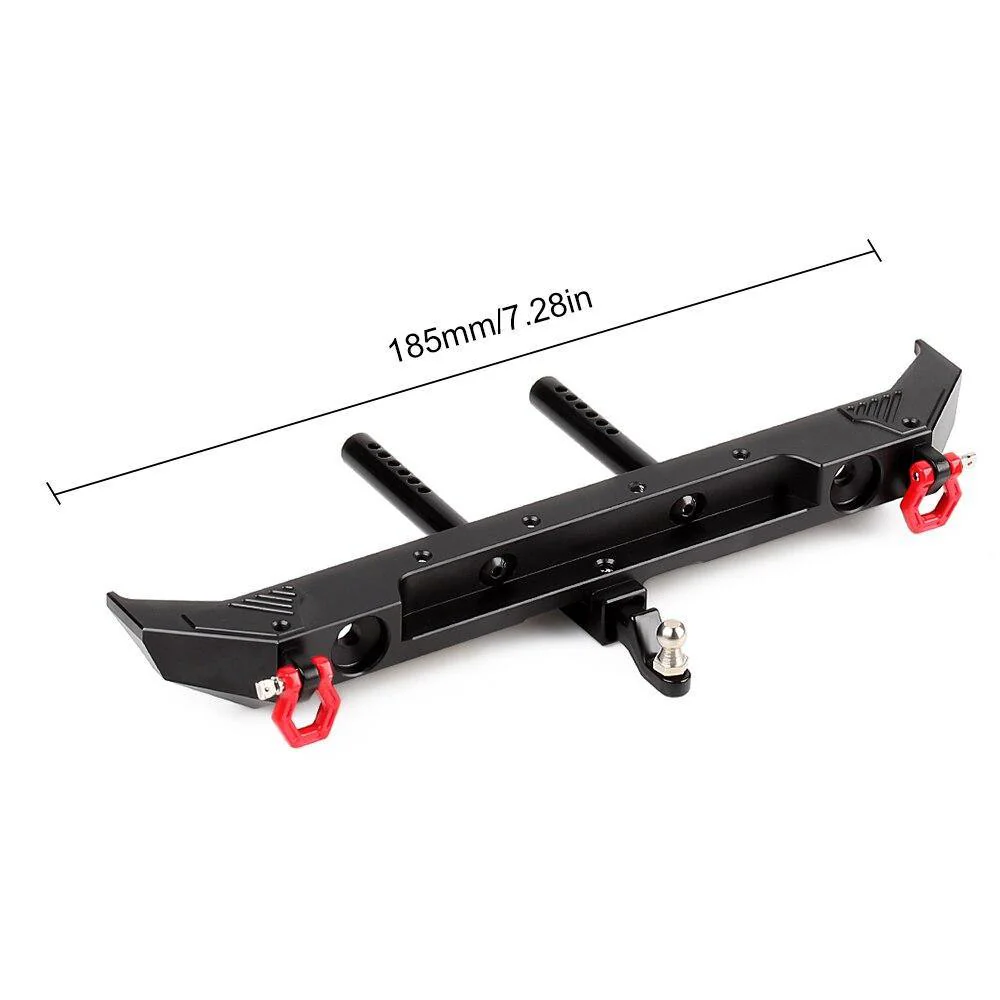 INJORA Metal Rear Bumper for SCX10 Jeep Wrangler - Image 3