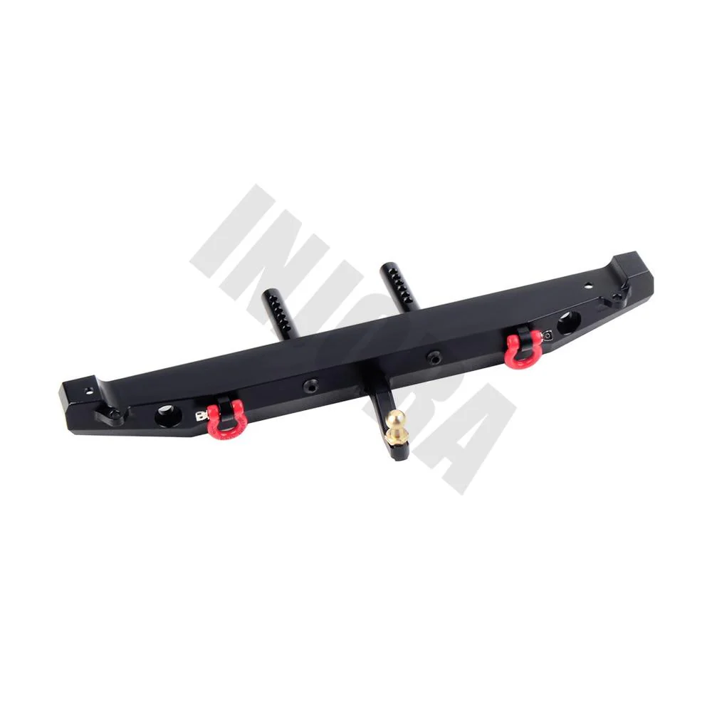 INJORA Metal Rear Bumper with LED Light for Axial SCX10 Jeep Cherokee - Image 3