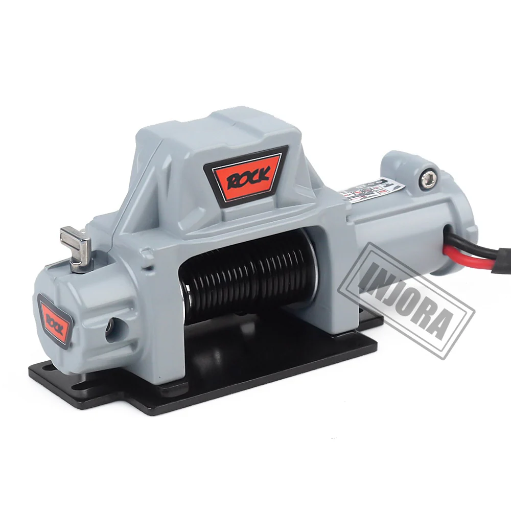 INJORA Metal Steel Wire Automatic Simulated Winch for 1/10 RC Crawler - Image 10