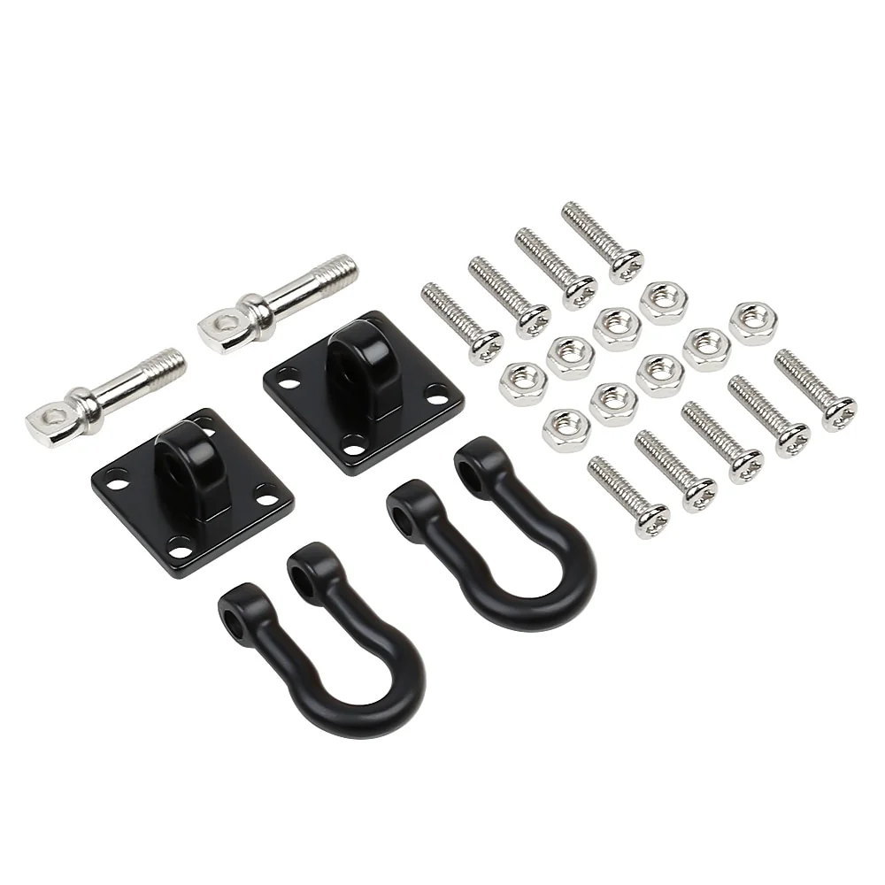 INJORA Metal Trailer Tow Hook Accessories for 1/10 RC Crawler - Image 3