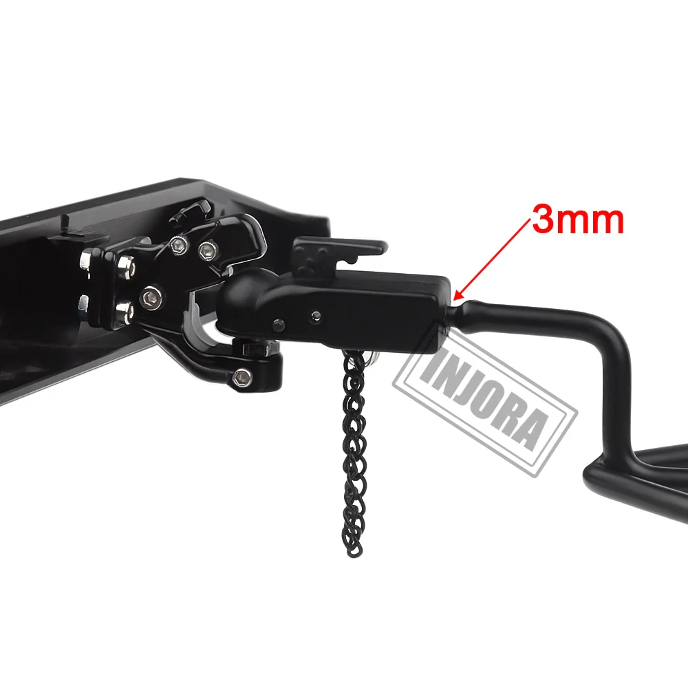 INJORA Metal Trailer Tow Hitch Hook for 1/10 RC Crawler - Image 13