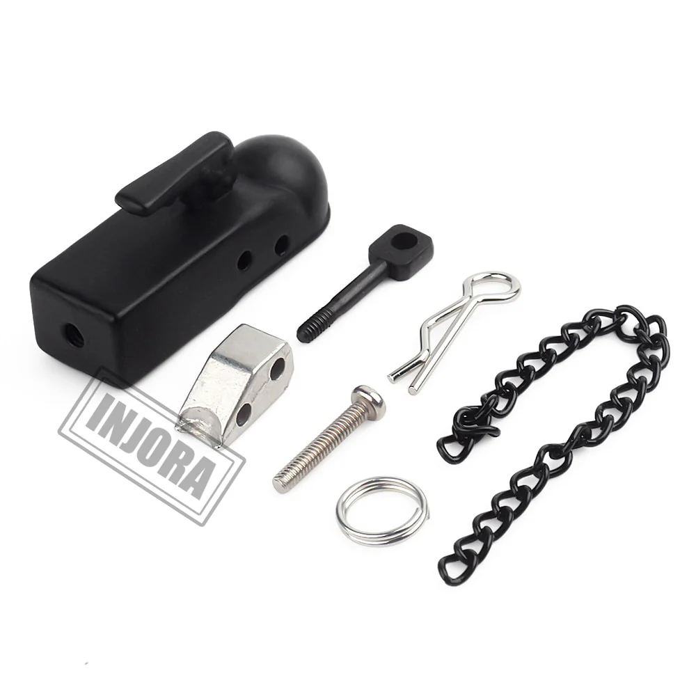INJORA Metal Trailer Tow Hitch Hook for 1/10 RC Crawler - Image 8