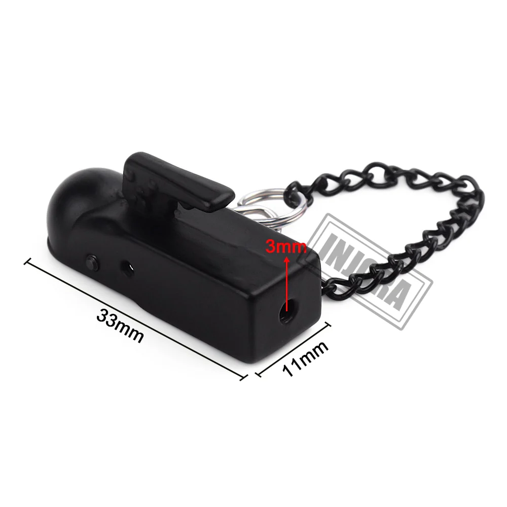 INJORA Metal Trailer Tow Hitch Hook for 1/10 RC Crawler - Image 9