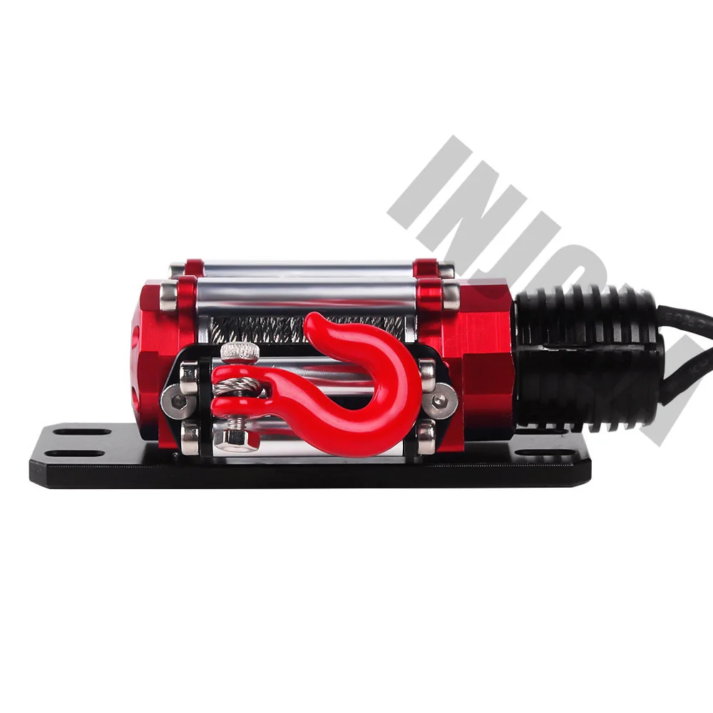 INJORA Metal Winch with Wireless Remote Controller for 1/10 RC Crawler - Image 7