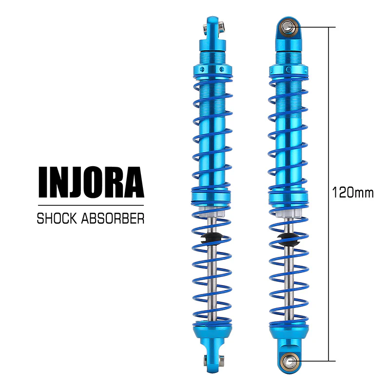 INJORA Oil Adjustable 70-120mm Metal Shock Absorber Damper for 1/10 RC Crawler - Image 17