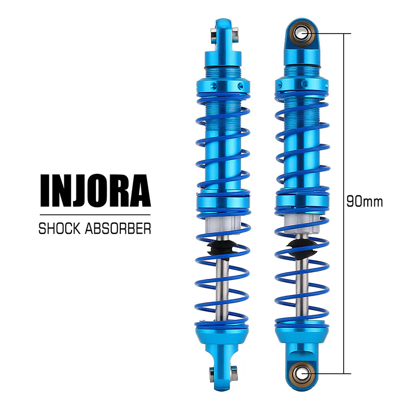 INJORA Oil Adjustable 70-120mm Metal Shock Absorber Damper for 1/10 RC Crawler - Image 8