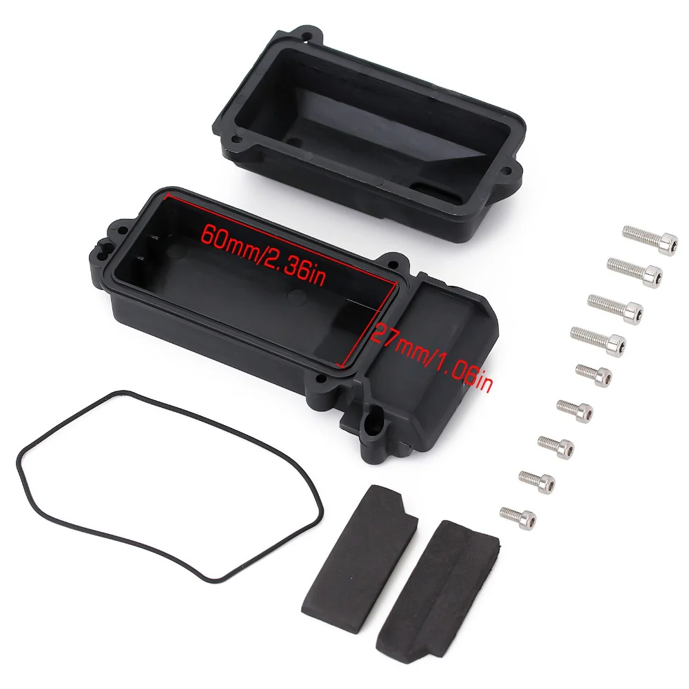 INJORA Plastic Waterproof Radio Device Receiver Box for 1/10 RC Crawler - Image 4
