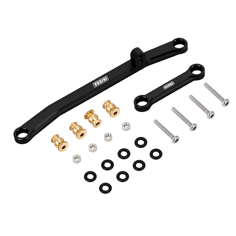 INJORA Aluminum Steering Links Set for Stock SCX24
