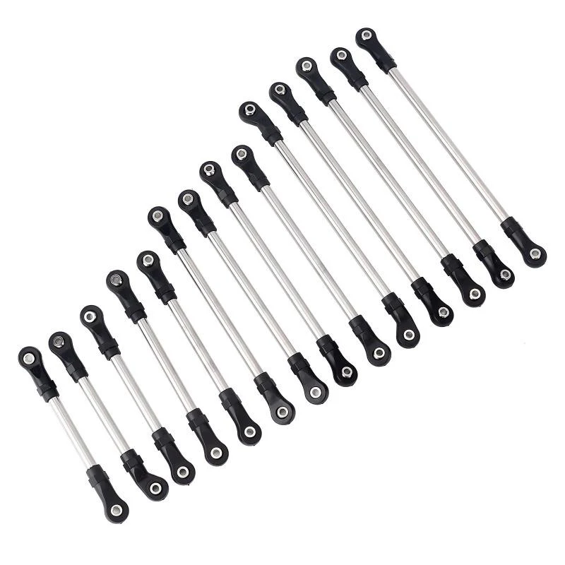 INJORA Stainless Steel Links Plastic Rod End Unassembled Kit for Traxxas TRX-4 TRX-6 - Image 14