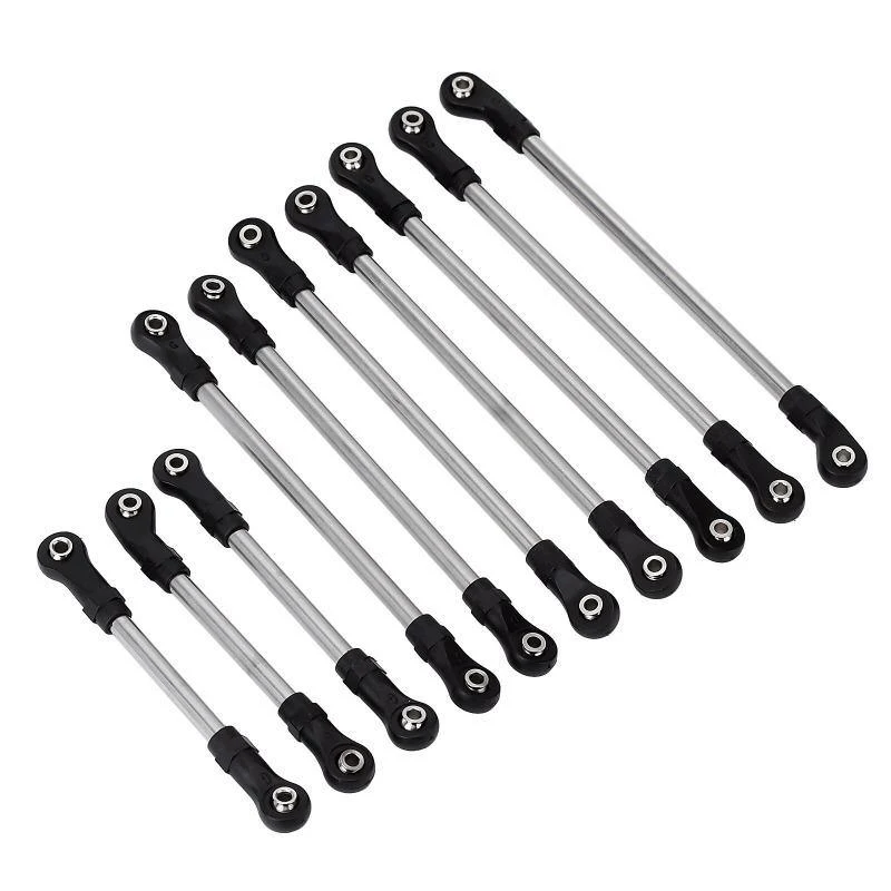 INJORA Stainless Steel Links Plastic Rod End Unassembled Kit for Traxxas TRX-4 TRX-6 - Image 5
