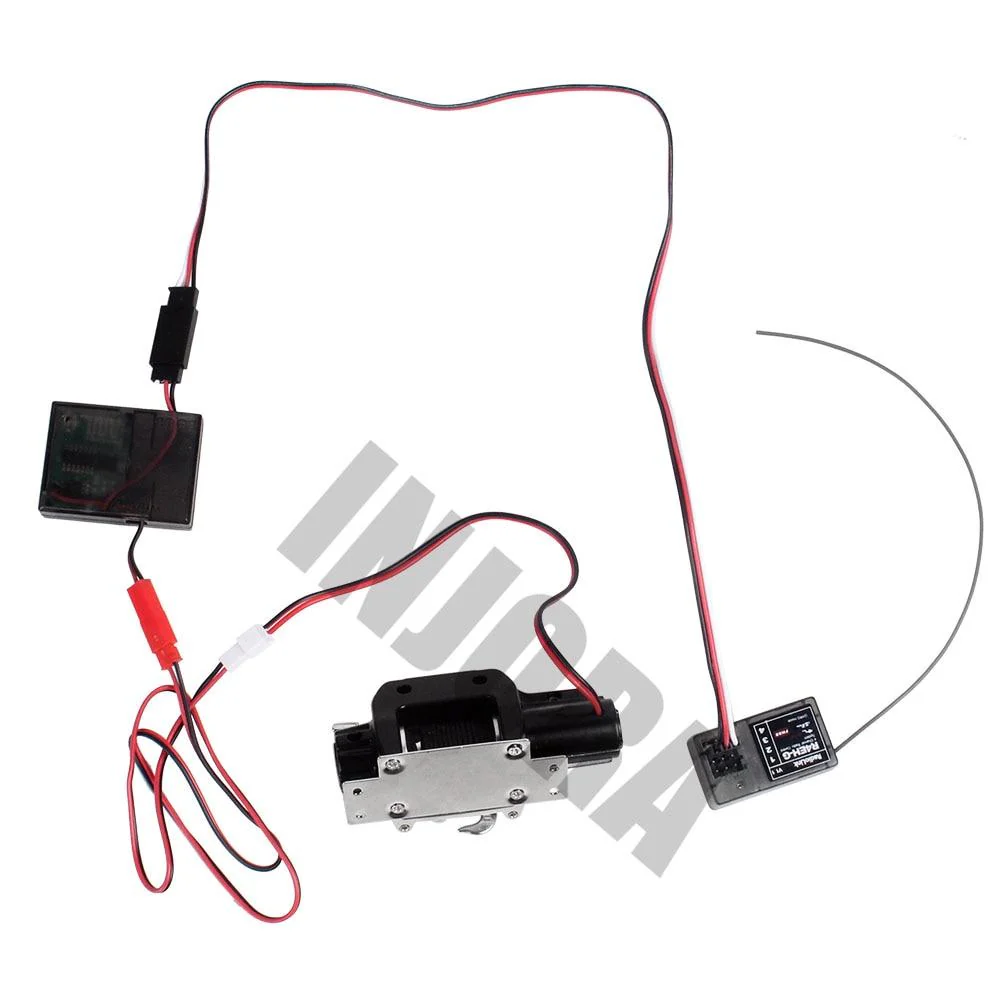 INJORA Wireless Remote Receiver Winch Controller Set for 1/10 RC Crawler - Image 14